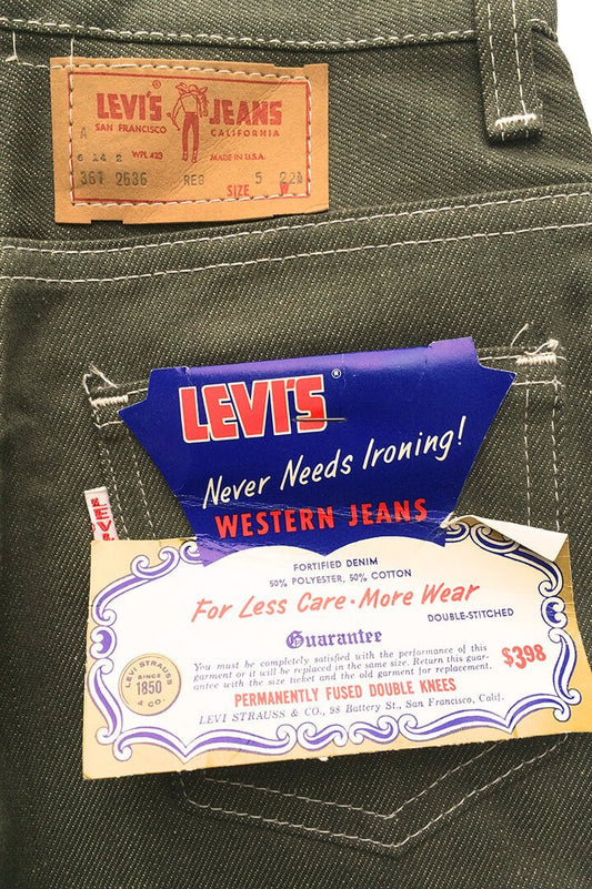 1960's~70s LEVI'S BOYS BIG-E JEANS DEADSTOCK COLLECTION - 007