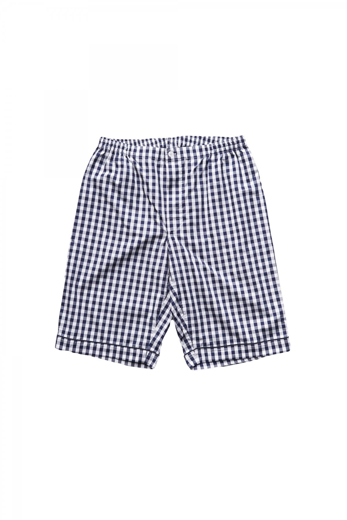 SLEEPY JONES - SCULLY SHORT- LARGE GINGHAM NAVY