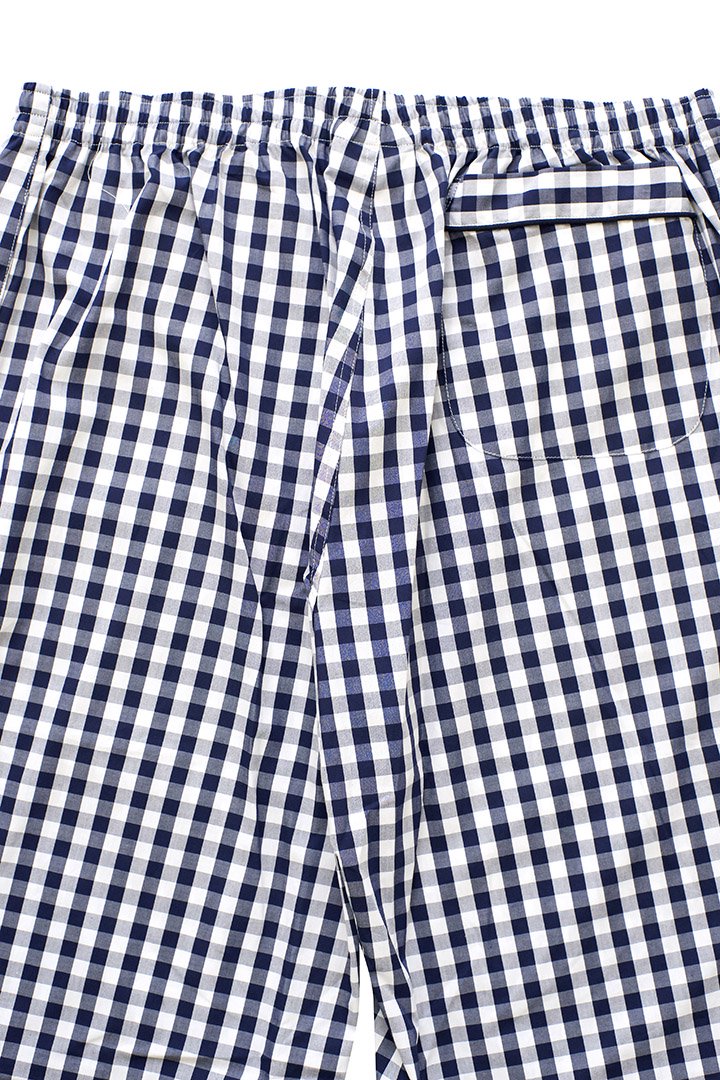 SLEEPY JONES - SCULLY SHORT- LARGE GINGHAM NAVY