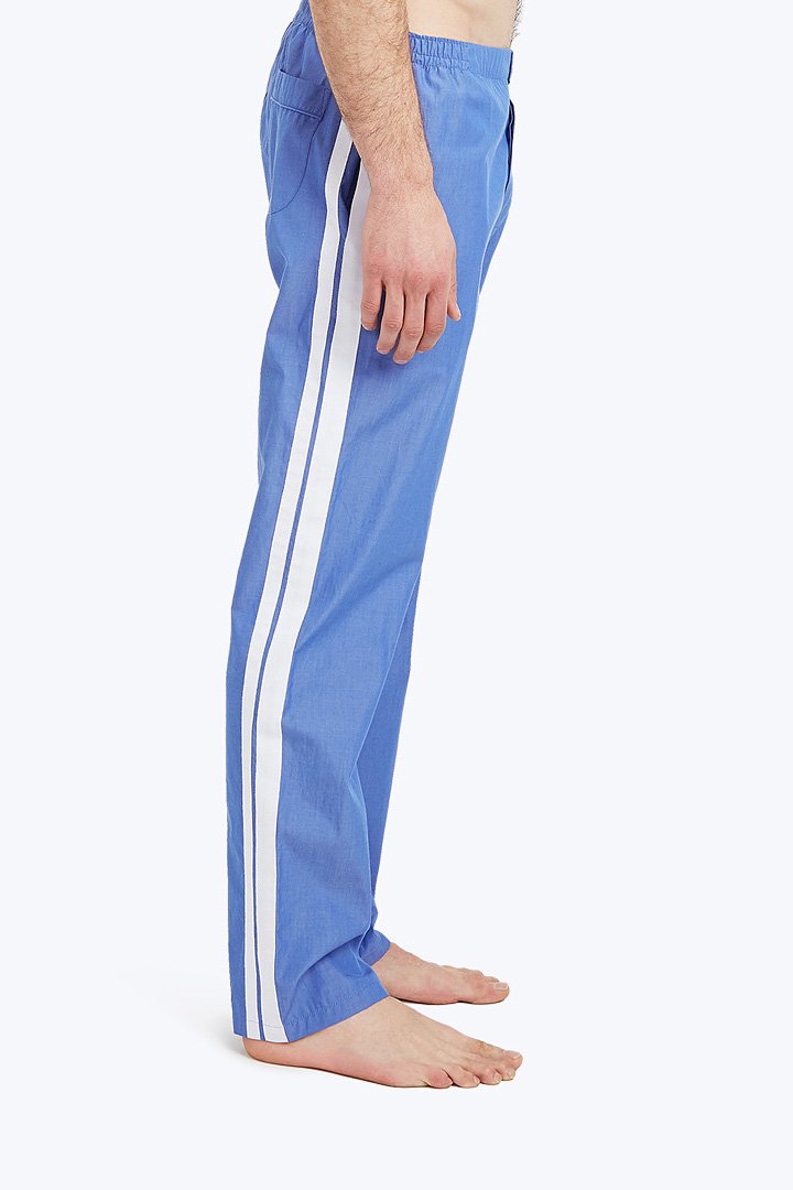 SLEEPY JONES - HENRY TRAINER PANT - POPLIN BLUE