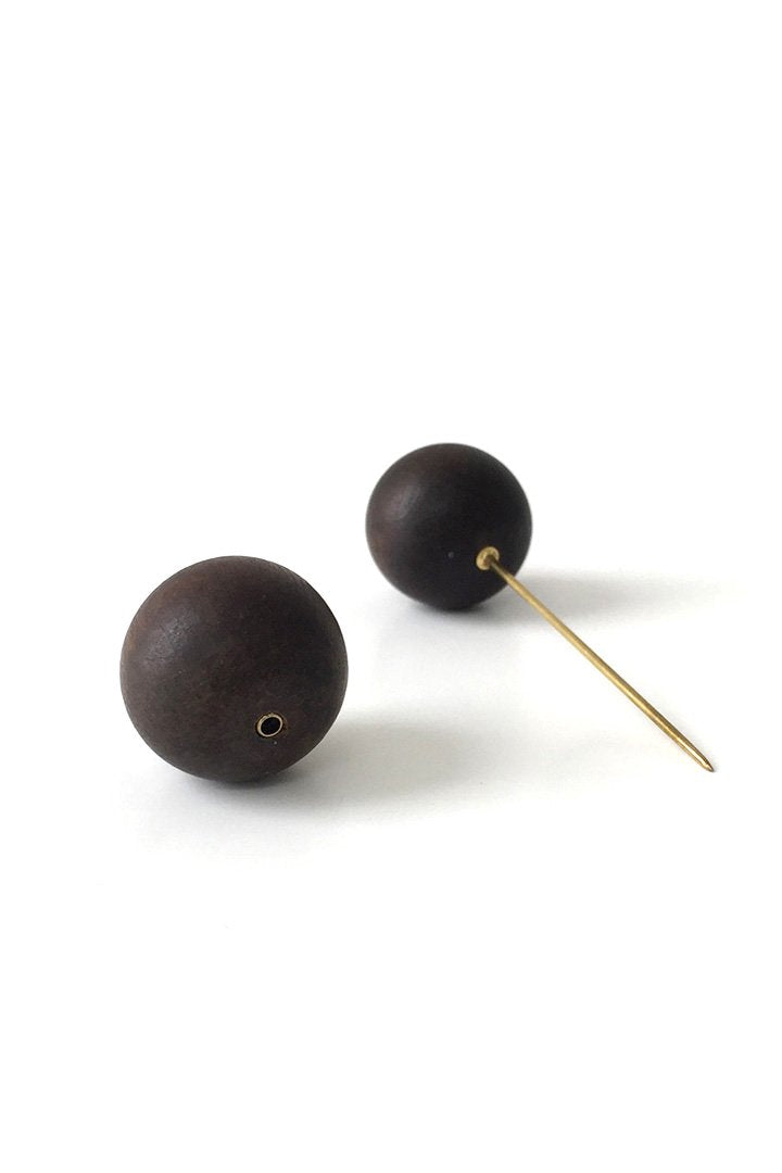 MERCERIE GRAIN D’AILE - DOUBLE WOOD PIN DARK