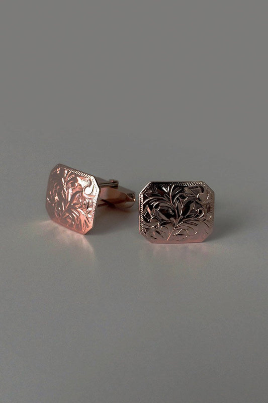 OLD JOE & Co★★★ EXCLUSIVE - CUFFLINKS “THE BOSS” - ROSE GOLD COATING