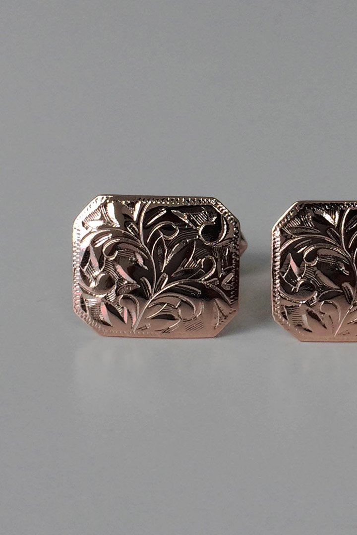 OLD JOE & Co★★★ EXCLUSIVE - CUFFLINKS “THE BOSS” - ROSE GOLD COATING