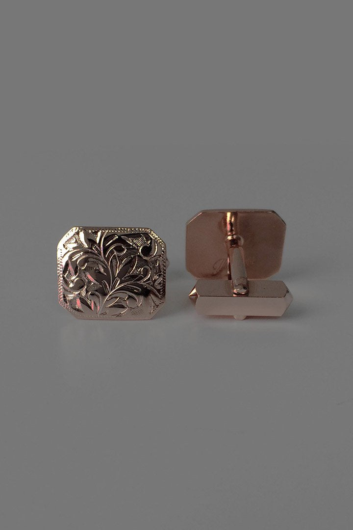 OLD JOE & Co★★★ EXCLUSIVE - CUFFLINKS “THE BOSS” - ROSE GOLD COATING