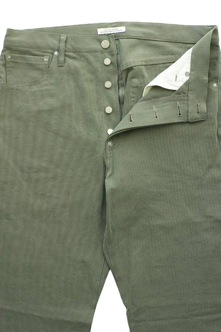 OLD JOE ★★★ - EXCLUSIVE SUMMER FIVE POCKET TAPERED JEANS "980" - OLIVE