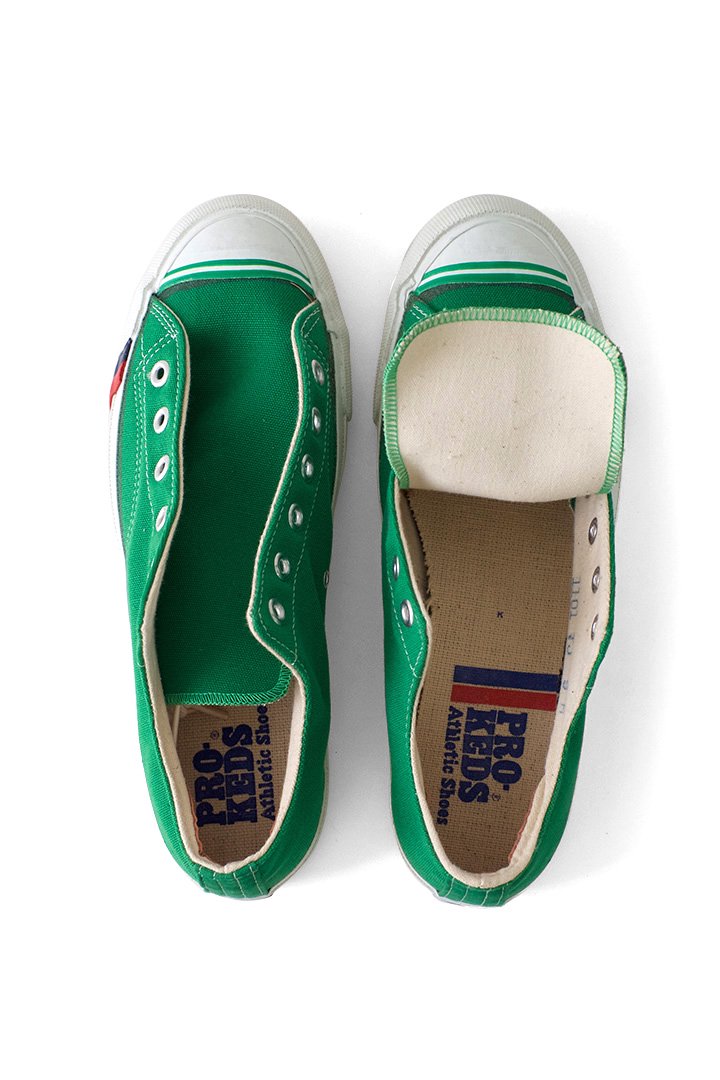 1970's DEAD STOCK PRO KEDS ROYAL LO-CUT - GREEN - 2