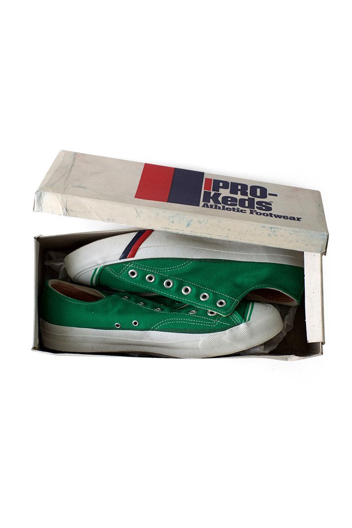 1970's DEAD STOCK PRO KEDS ROYAL LO-CUT - GREEN - 2