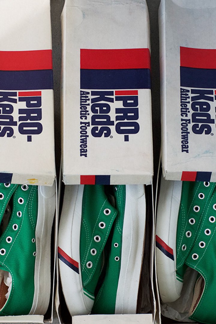 1970's DEAD STOCK PRO KEDS ROYAL LO-CUT - GREEN - 2