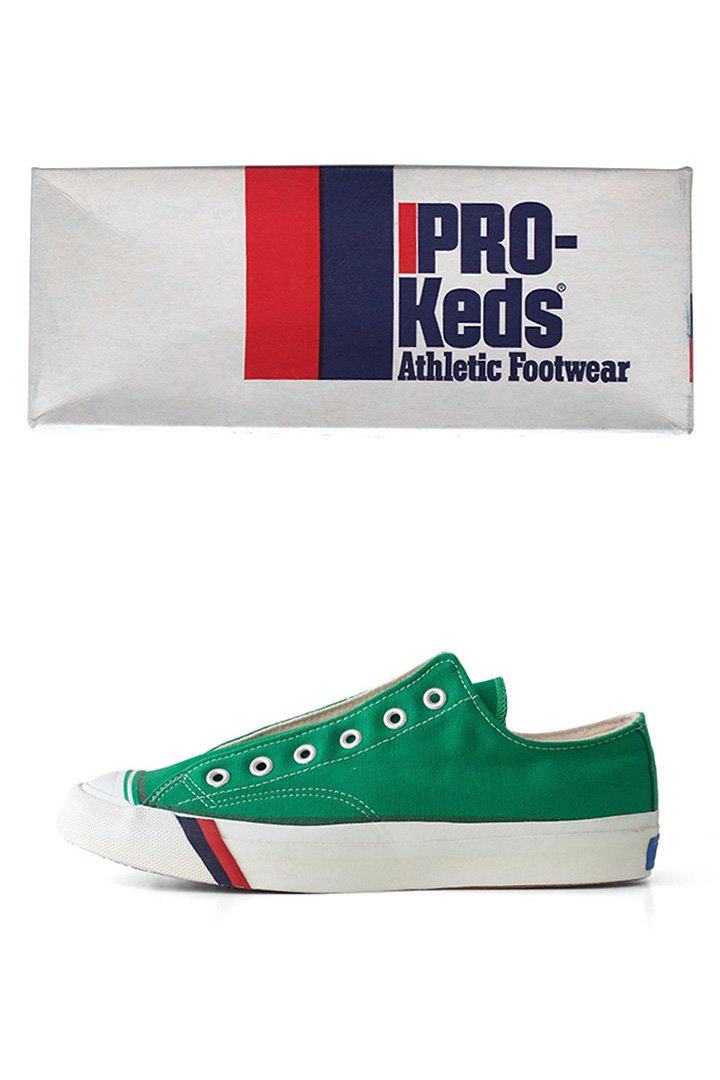 1970's DEAD STOCK PRO KEDS ROYAL LO-CUT - GREEN - 3