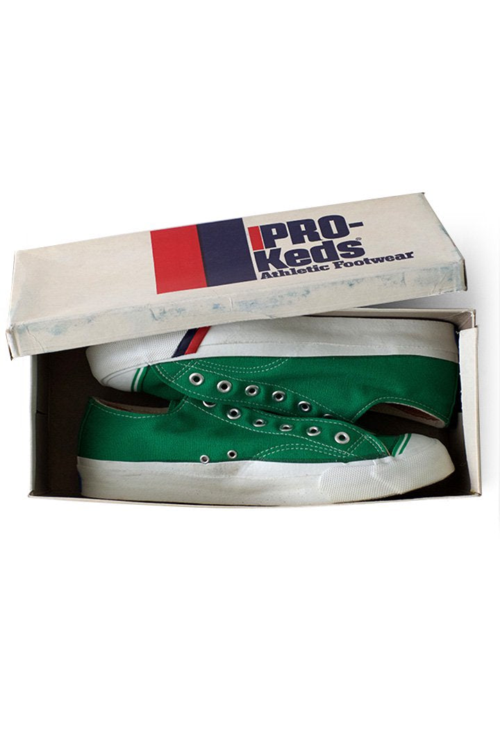 1970's DEAD STOCK PRO KEDS ROYAL LO-CUT - GREEN - 3