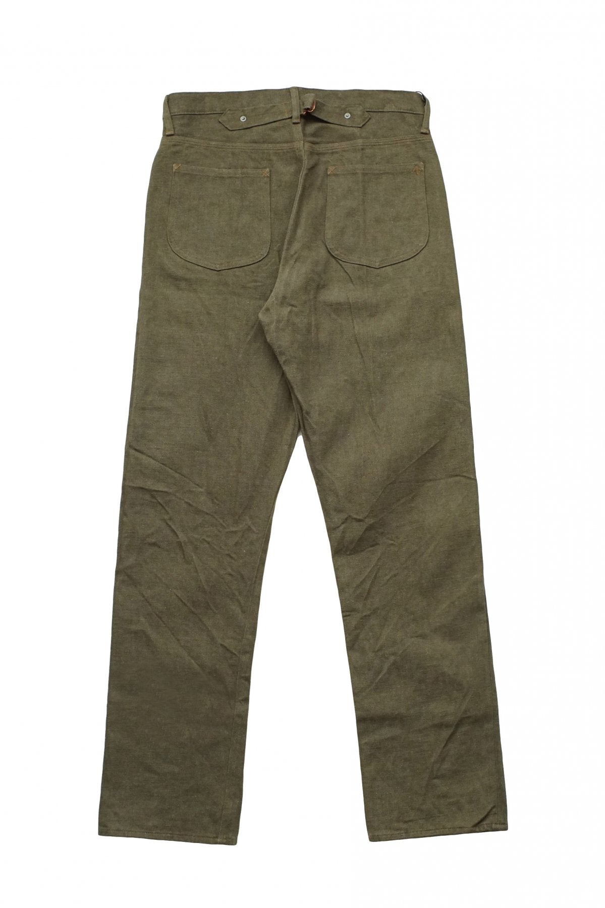 Nigel Cabourn - 5 POCKET JEANS (12oz) - OLIVE