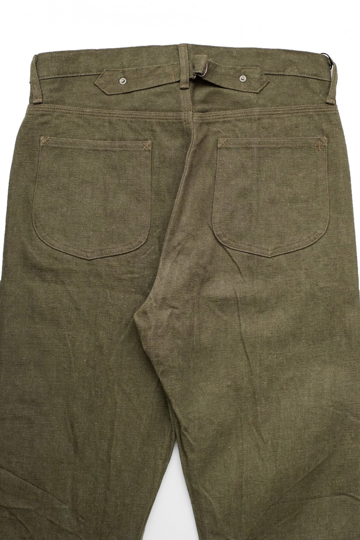 Nigel Cabourn - 5 POCKET JEANS (12oz) - OLIVE