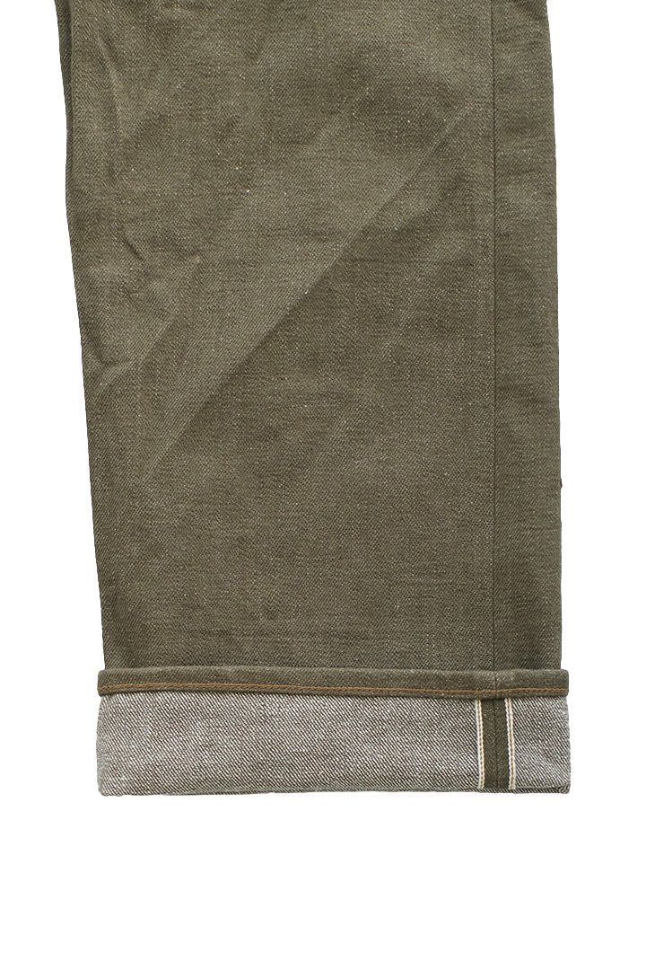 Nigel Cabourn - 5 POCKET JEANS (12oz) - OLIVE