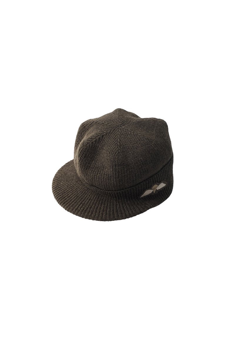 Nigel Cabourn - M-1941 WOOL CAP - DARK OLIVE