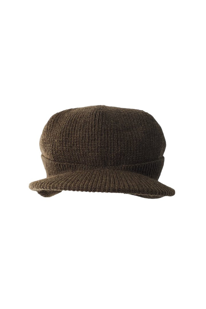 Nigel Cabourn - M-1941 WOOL CAP - DARK OLIVE