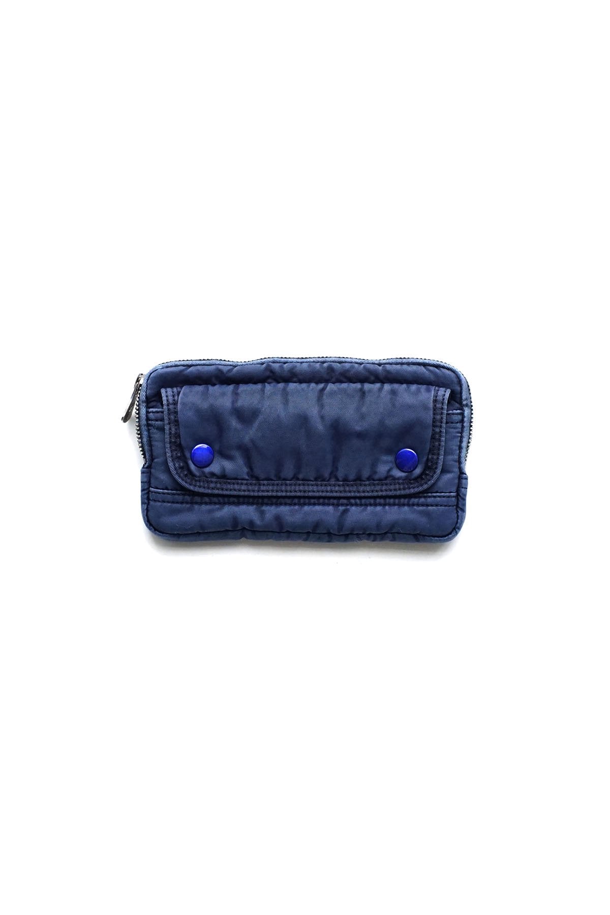 Porter Classic - SUPER NYLON WALLET POUCH - INDIGO BLUE