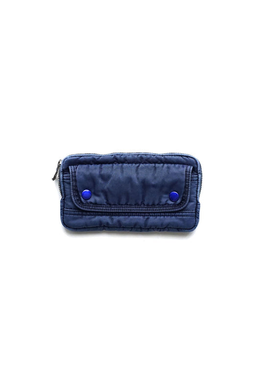 Porter Classic - SUPER NYLON WALLET POUCH - INDIGO BLUE