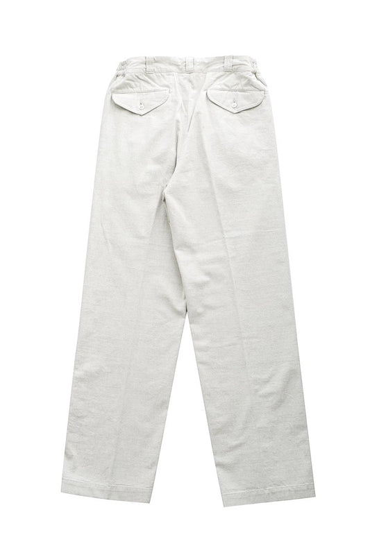 OLD JOE -FRONT TUCK ARMY TROUSER - BONE