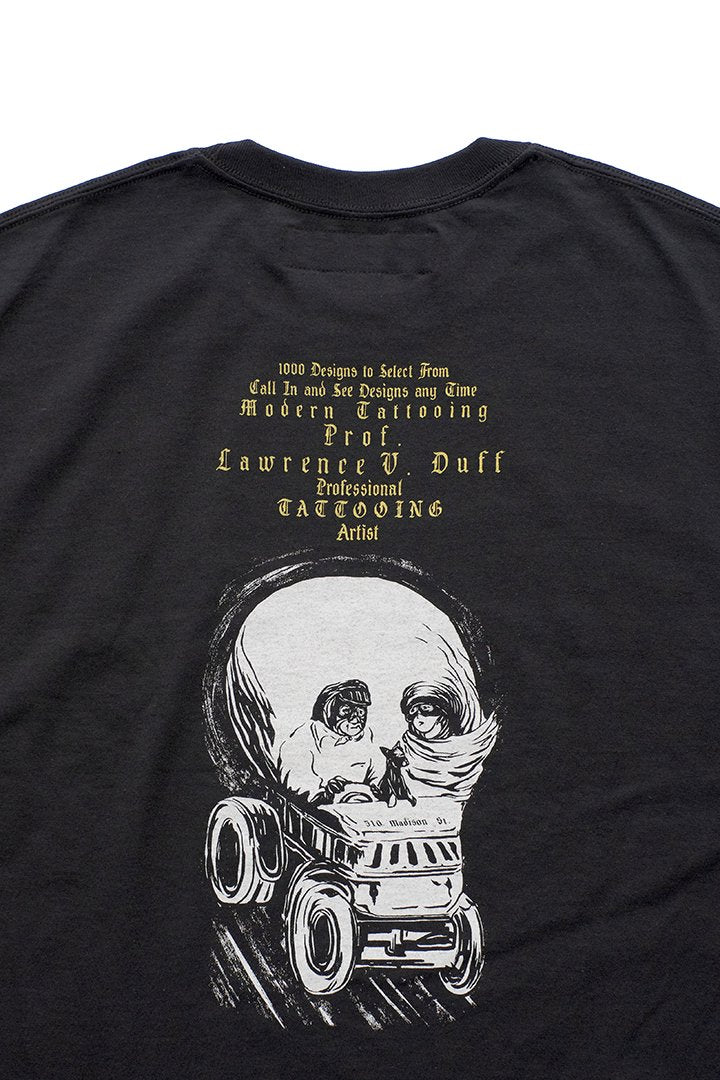 BILLBOARD - LONG SLEEVES T-SHIRTS "DUFF SKULL" - BLACK