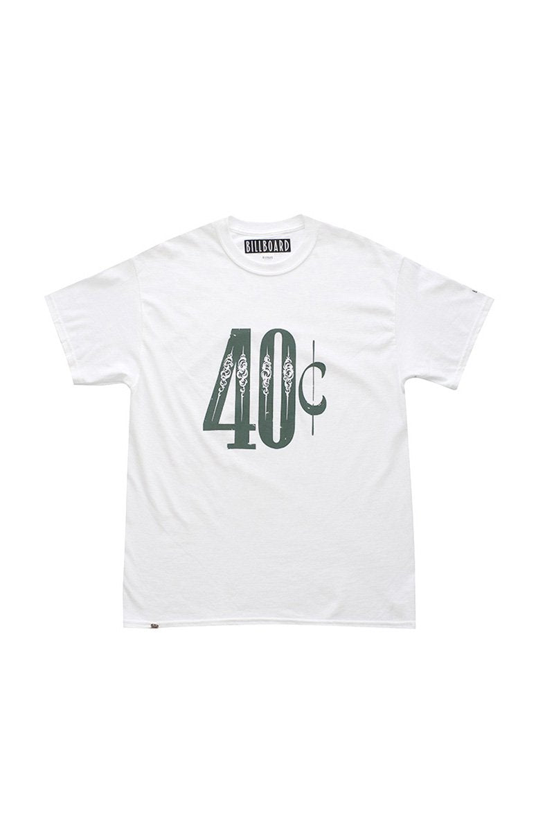 BILLBOARD - PRINT T-SHIRTS "40 CENT" - WHITE