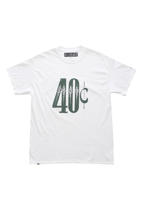 BILLBOARD - PRINT T-SHIRTS "40 CENT" - WHITE