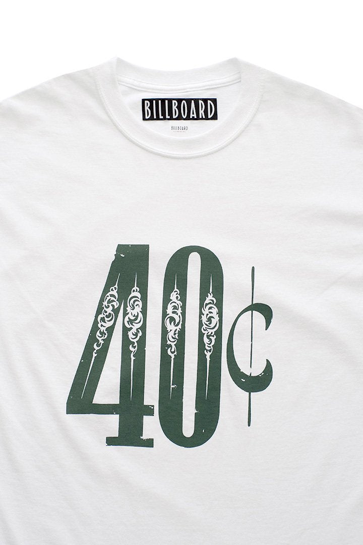 BILLBOARD - PRINT T-SHIRTS "40 CENT" - WHITE