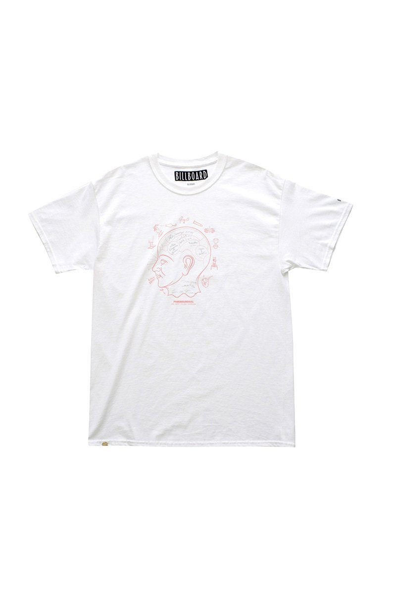 BILLBOARD - PRINT T-SHIRTS "PHRENOLOGICAL" - WHITE