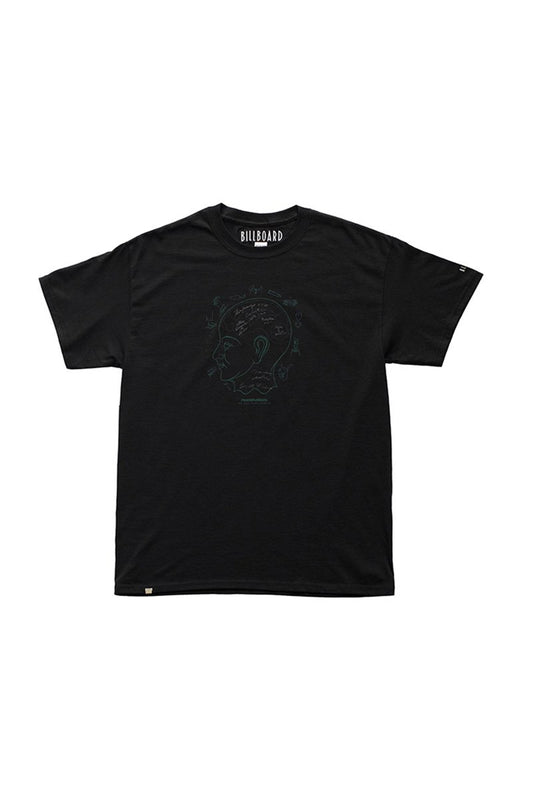 BILLBOARD - PRINT T-SHIRTS "PHRENOLOGICAL" - BLACK