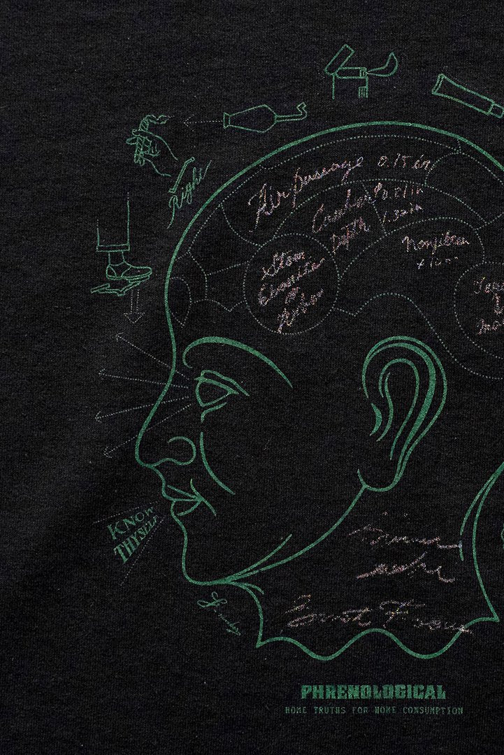 BILLBOARD - PRINT T-SHIRTS "PHRENOLOGICAL" - BLACK