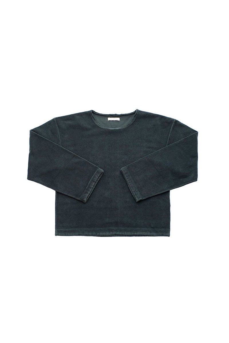 OLD JOE ★★★ - EXCLUSIVE PILE CUT OFF NECK PULLOVER - FORESTA