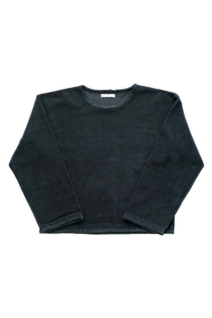 OLD JOE ★★★ - EXCLUSIVE PILE CUT OFF NECK PULLOVER - FORESTA