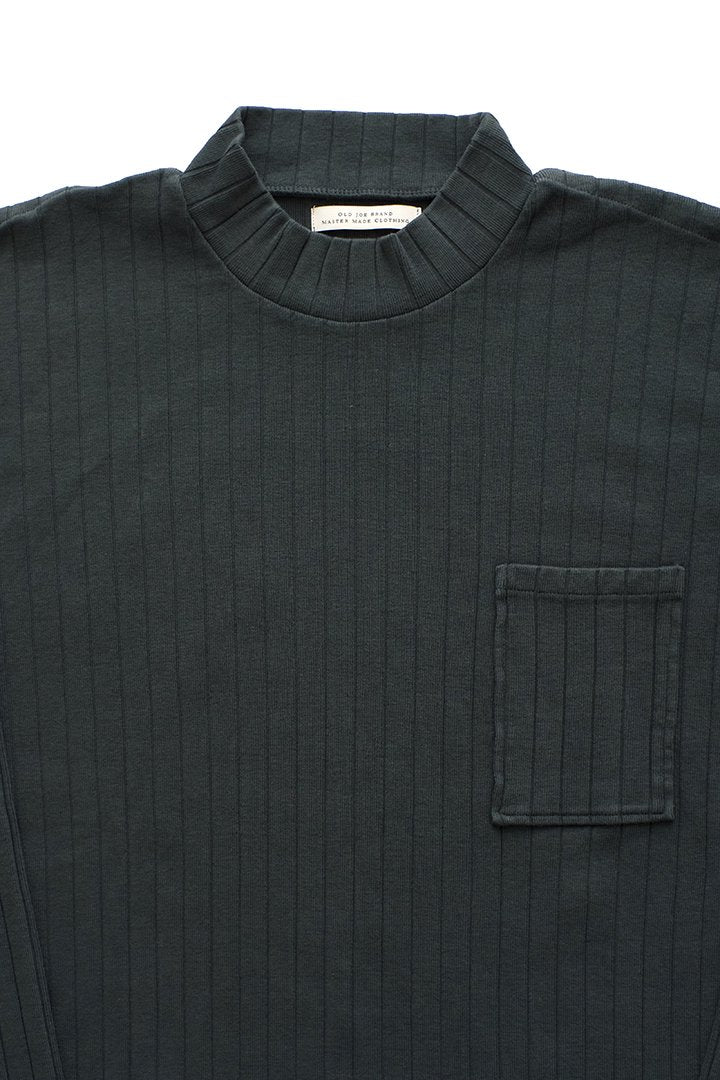 OLD JOE ★★★- EXCLUSIVE DROP NEEDLE MOCK NECK PULLOVER - FORESTA