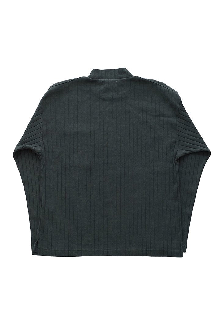 OLD JOE ★★★- EXCLUSIVE DROP NEEDLE MOCK NECK PULLOVER - FORESTA