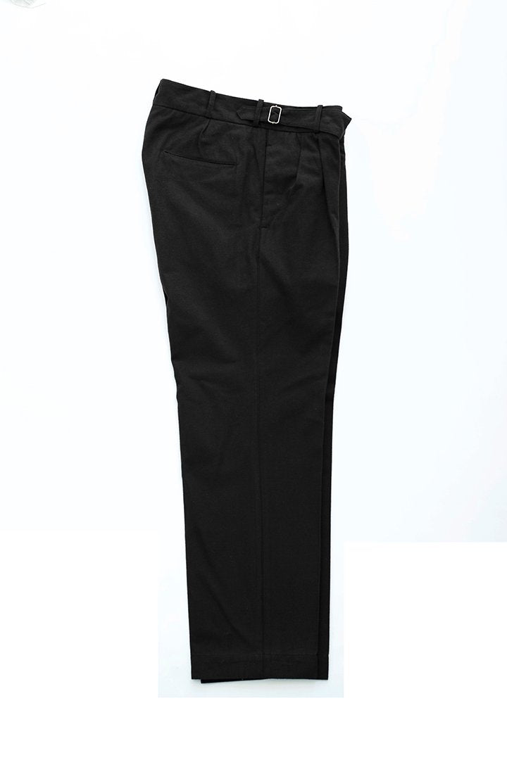 OLD JOE - SIDE BUCKLE GRUKHA TROUSER - BLACK