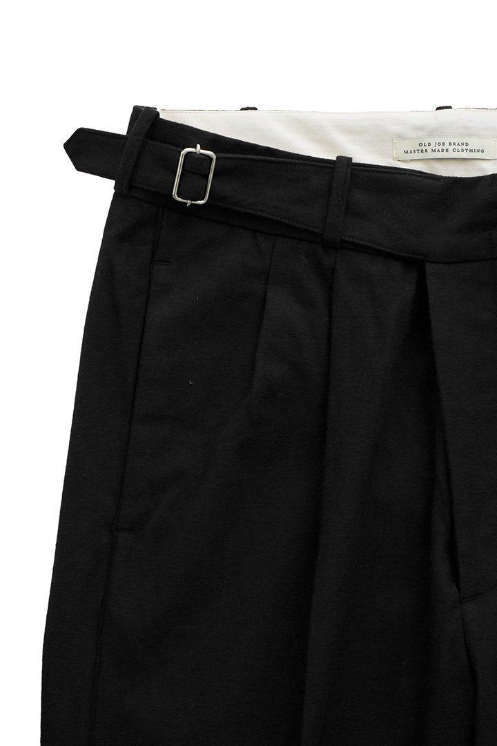 OLD JOE - SIDE BUCKLE GRUKHA TROUSER - BLACK