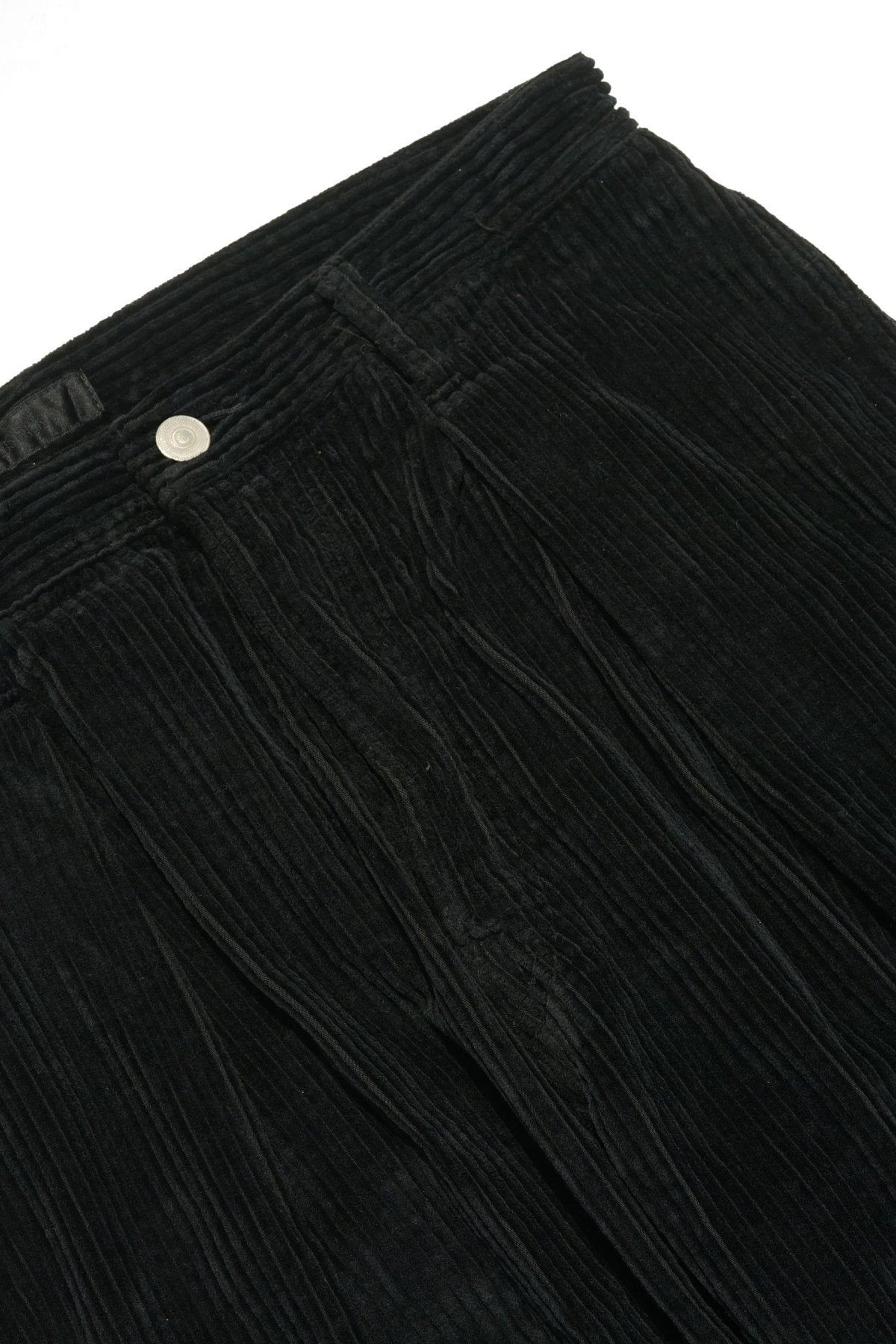 JOSWICK NEW YORK - PREATED DENIM CORDUROY collors - BLACK