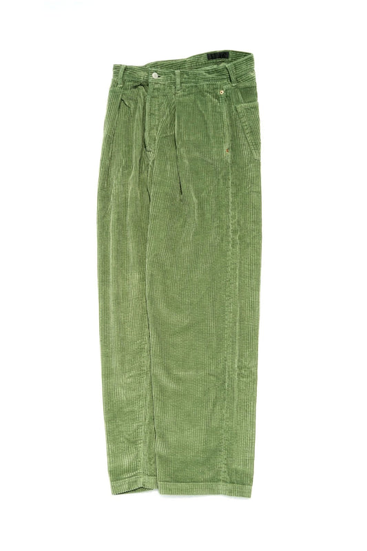 JOSWICK NEW YORK - PREATED DENIM CORDUROY collors - GREEN