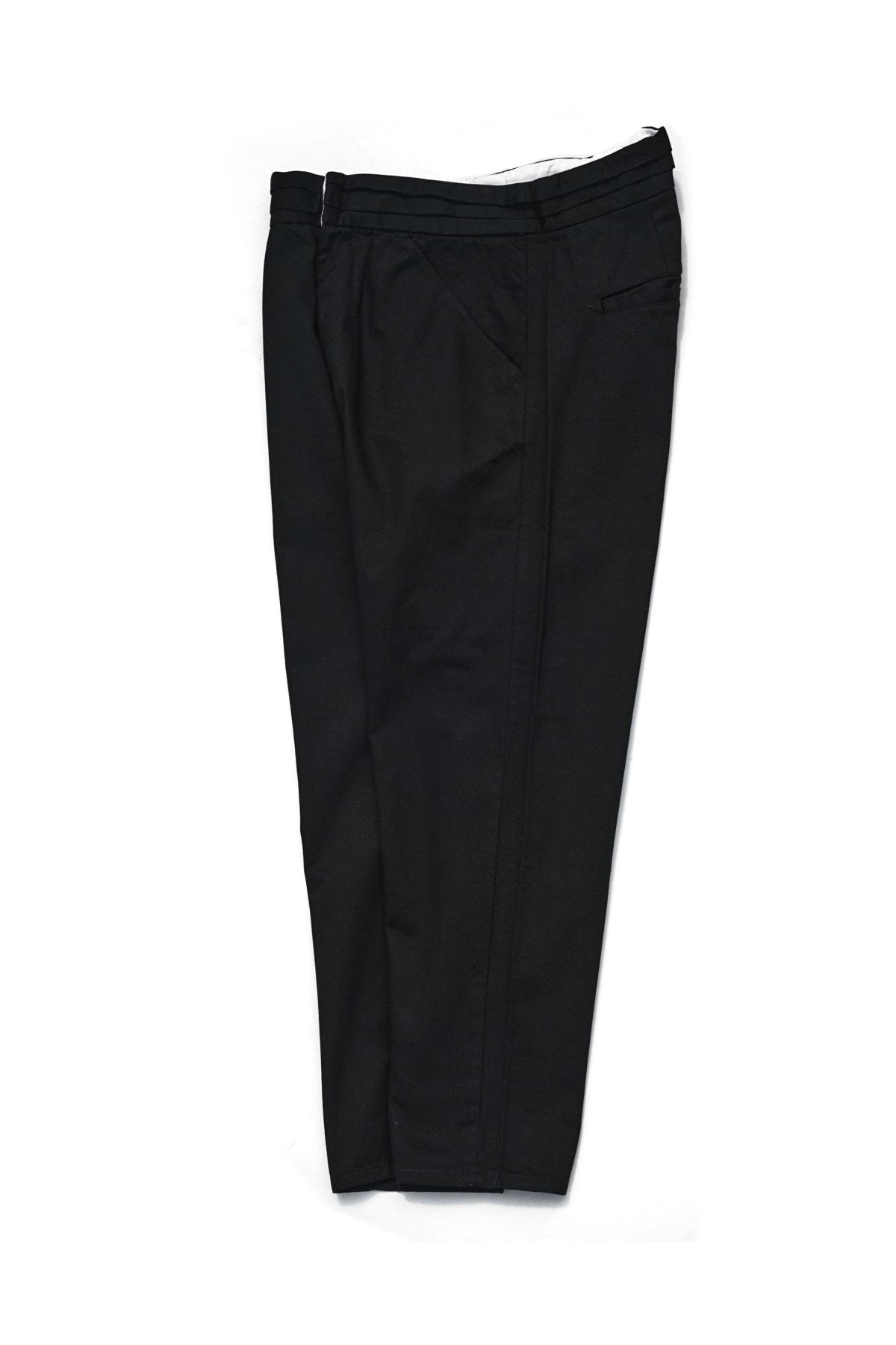 JOSWICK NEW YORK - PINTACK PANTS - BLACK