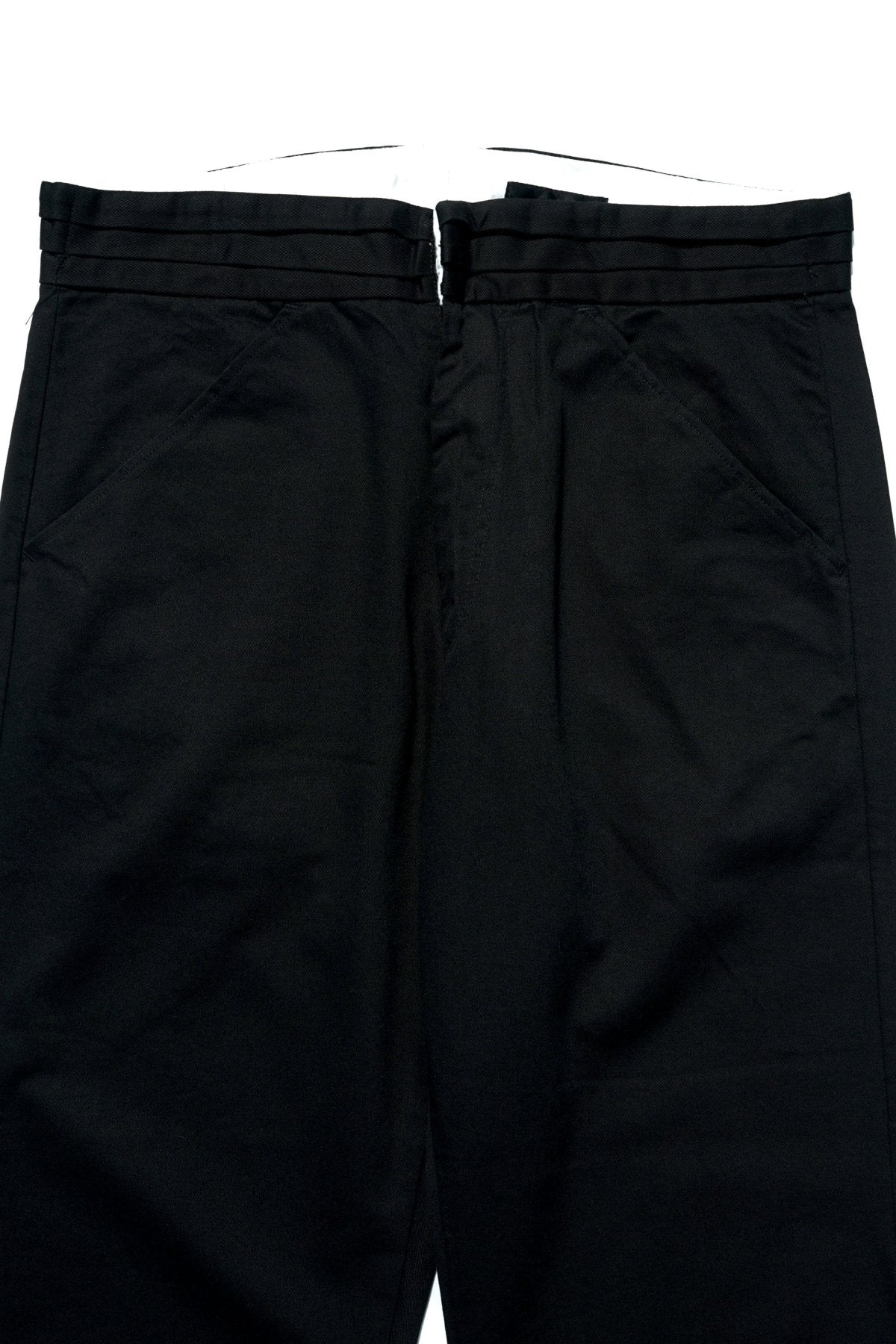 JOSWICK NEW YORK - PINTACK PANTS - BLACK