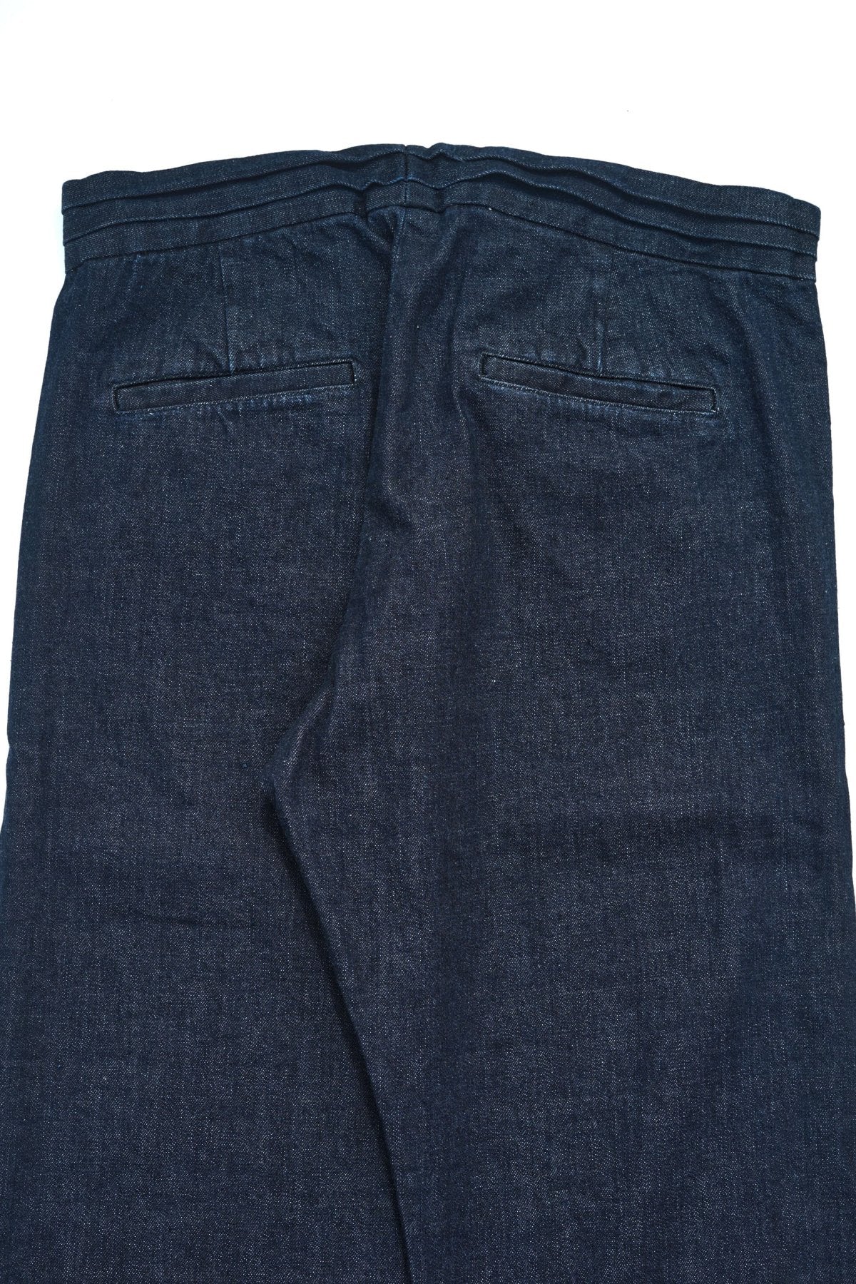 JOSWICK NEW YORK - PINTACK PANTS - DENIM - NAVY