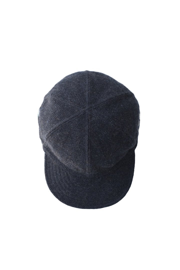 Nigel Cabourn - WASHABLE WOOL CAP - NAVY