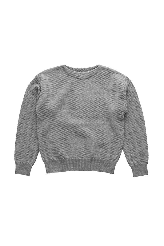 OLD JOE - RED CROSS BOAT NECK SWEATER - MIST