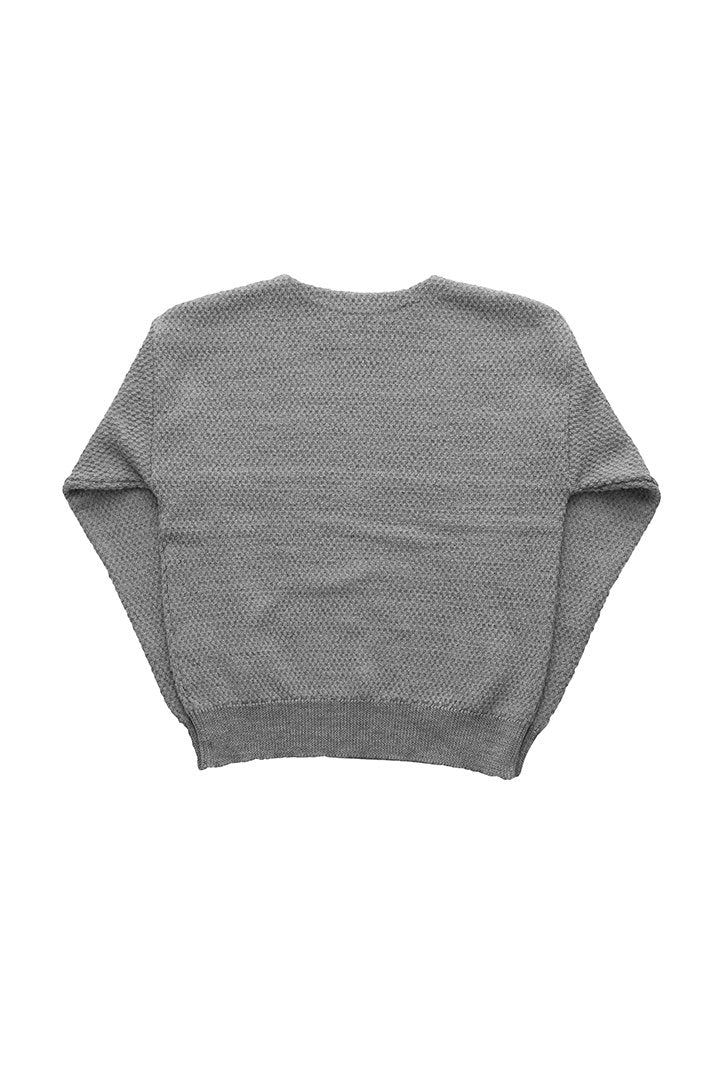 OLD JOE - RED CROSS BOAT NECK SWEATER - MIST