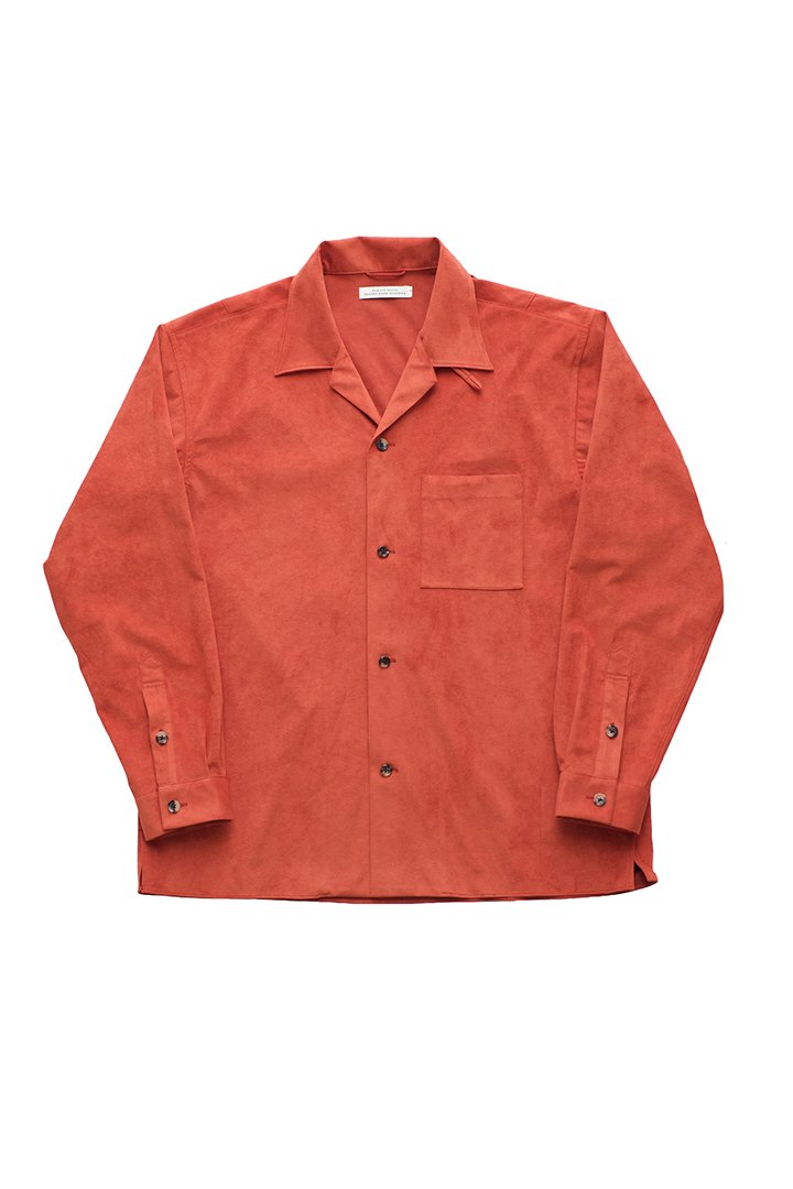 OLD JOE ★★★ - EXCLUSIVE OPENED COLLAR SHIRTS - TOMATO