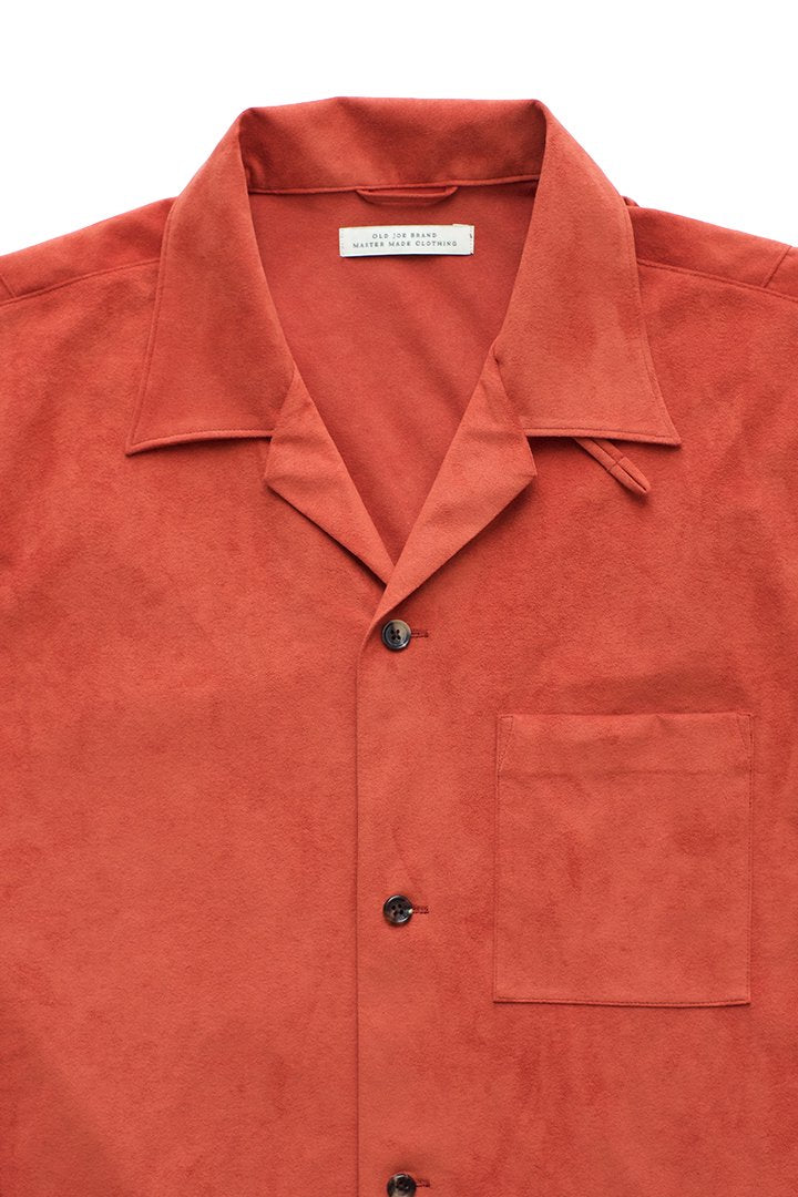 OLD JOE ★★★ - EXCLUSIVE OPENED COLLAR SHIRTS - TOMATO