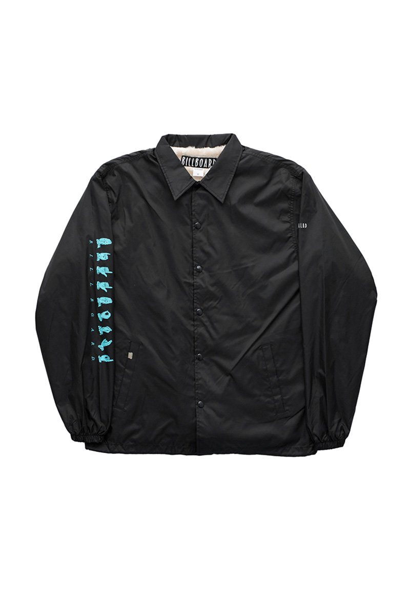 BILLBOARD - COACH JACKET "HAND SIGN LANGUAGE" - BLACK