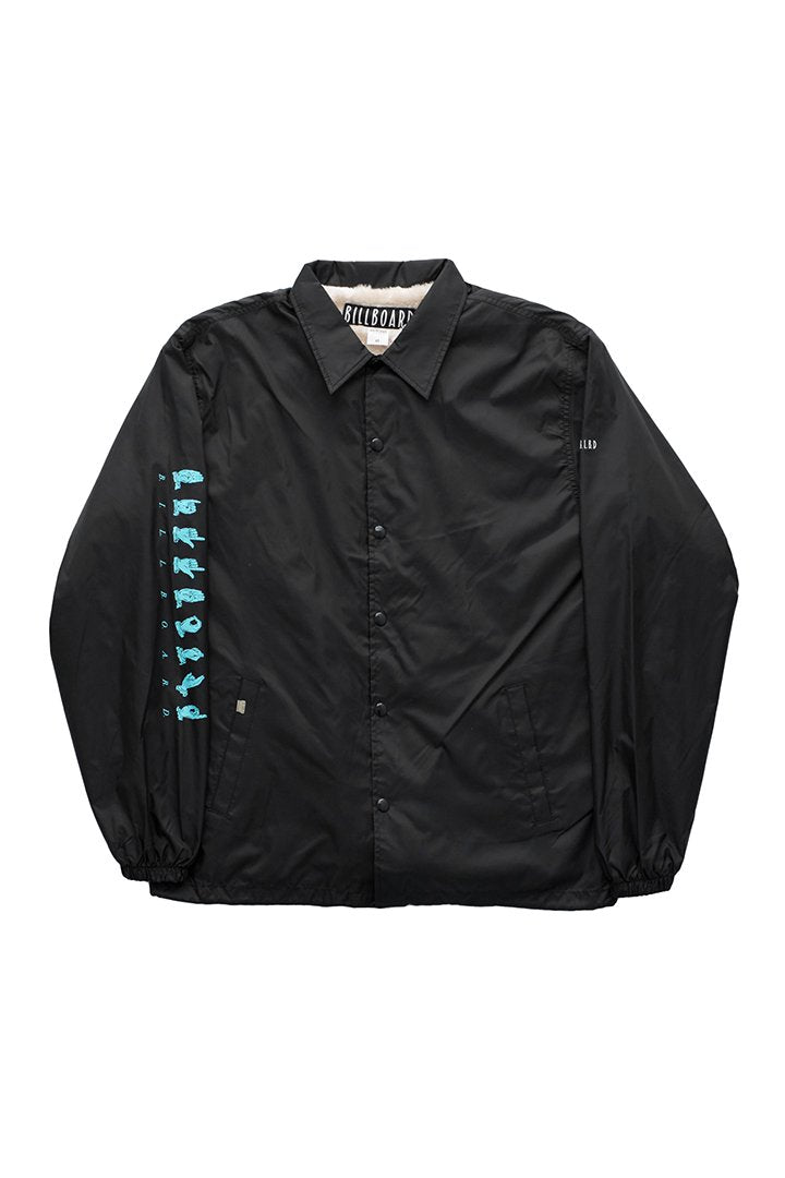 BILLBOARD - COACH JACKET "HAND SIGN LANGUAGE" - BLACK