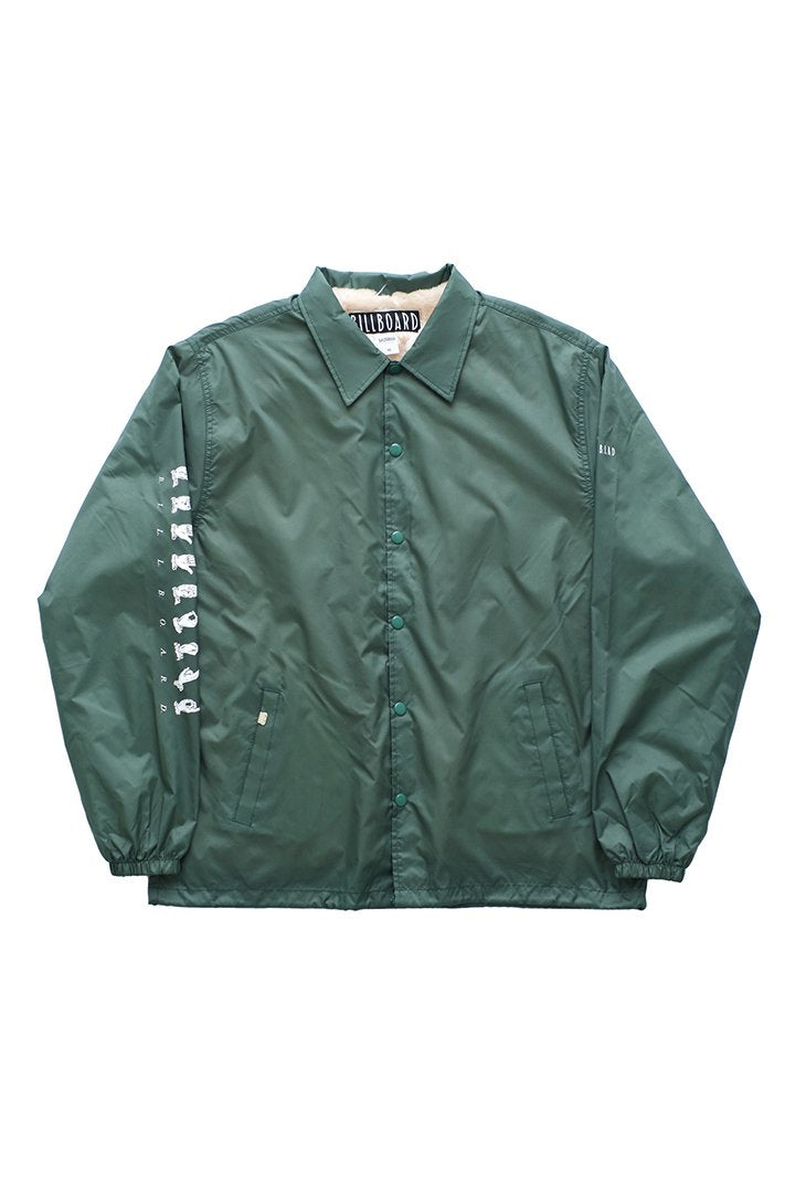 BILLBOARD - COACH JACKET "HAND SIGN LANGUAGE" - DARK GREEN