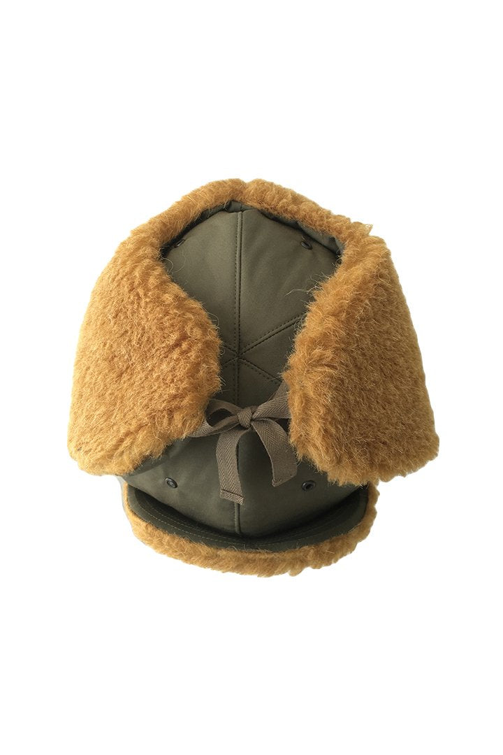 Nigel Cabourn - C.W.C. PILOT CAP - DARK OLIVE