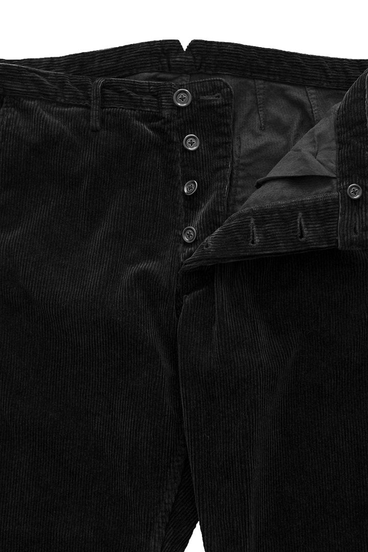 Porter Classic ★★★ - CORDUROY PANTS 2013AW - BLACK - EXCLUSIVE